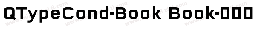QTypeCond-Book Book字体转换